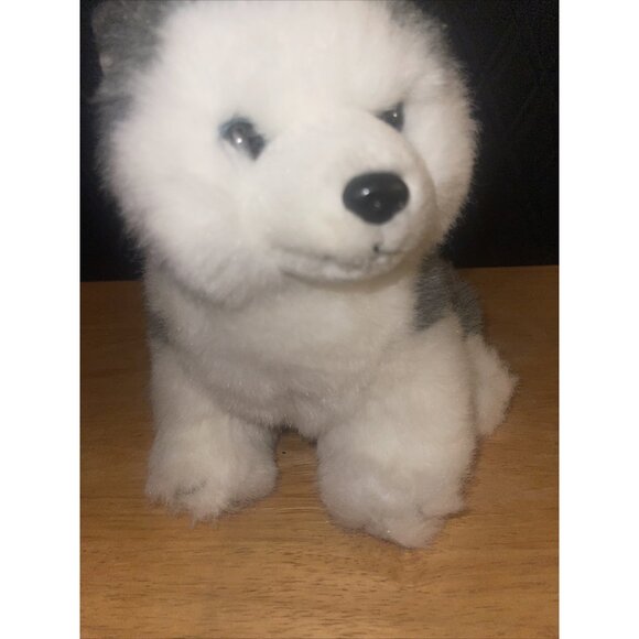 Ty Dakota Husky Dog Wolf 10" Stuffed Animal Plush 1994 Realistic Wolf Dog - Picture 11 of 16